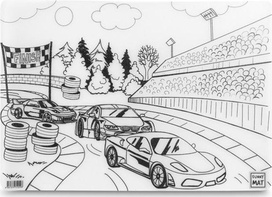 Picture of Mata transparentna Wycigówki Funny Mat STRIGO