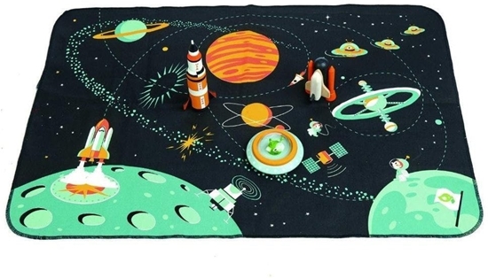 Picture of Mata z drewnianymi elementami Przygoda w Kosmosie