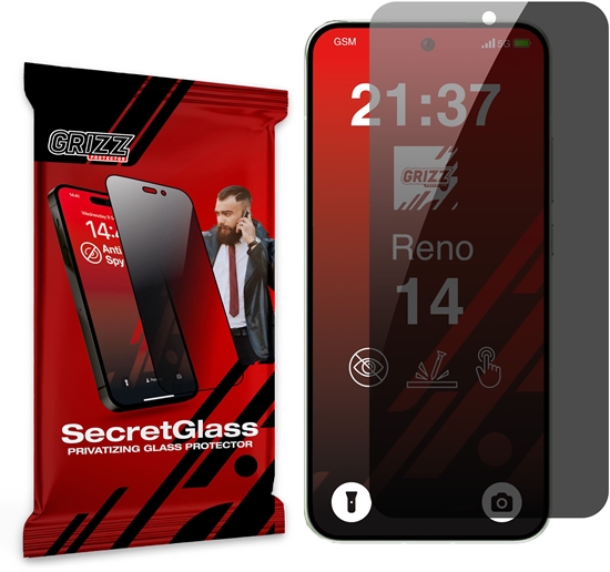 Изображение Matowe szko prywatyzujce GrizzGlass SecretGlass do Oppo Reno14