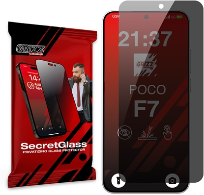 Изображение Matowe szko prywatyzujce GrizzGlass SecretGlass do Xiaomi POCO F7 5G