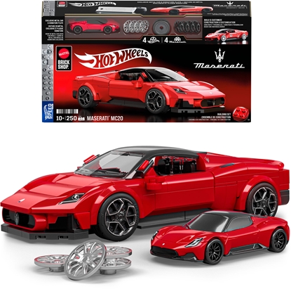 Изображение Mattel Brick Shop Hot Wheels  Speed Maserati MC20 (JFR90)