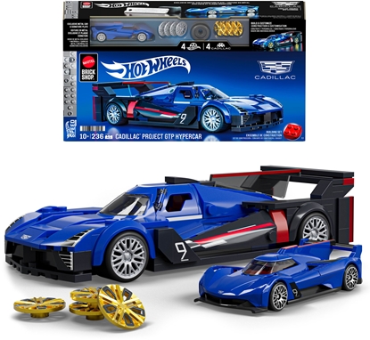 Attēls no Mattel Brick Shop Hot Wheels Speed Series Cadillac Project GTP Hypercar (JFR89)