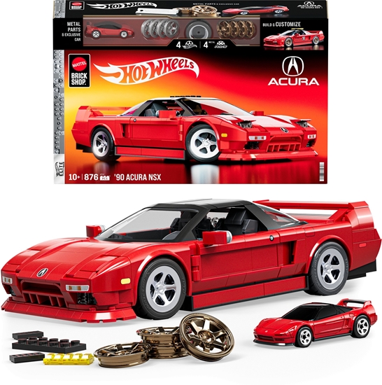 Picture of Mattel Brick Shop Hot Wheels Elite Series 90 Acura Nsx JFW70 JFT17