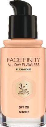 Attēls no MAX FACTOR Facefinity All Day Flawless 3in1 Foundation SPF20 42 Ivory 30ml