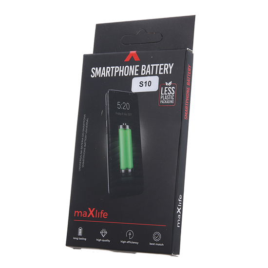 Изображение Maxlife battery for Samsung S10 EB-BG973ABU 3400mA