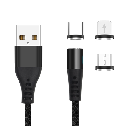 Picture of Maxlife MXUC-02 magnetic cable USB - Lightning + U