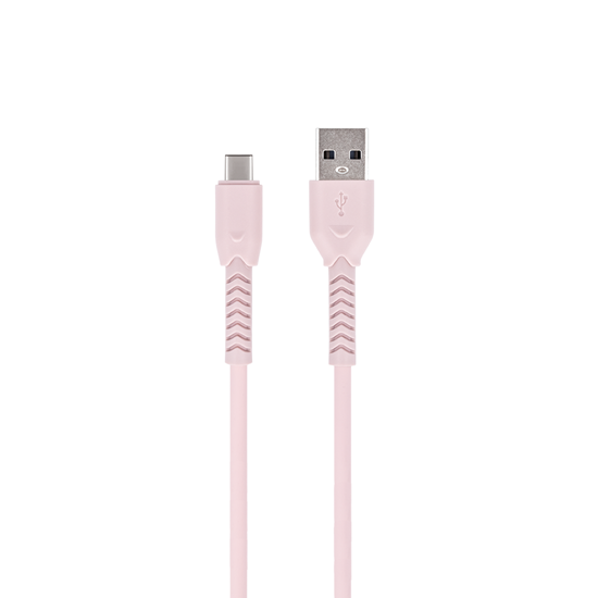 Picture of Maxlife MXUC-04 cable USB - USB-C 1,0 m 3A pink