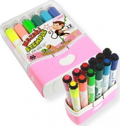 Attēls no Interdruk MAZAKI 12 KOLORÓW WITH STAMPS ZW-205-12