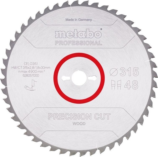 Picture of MBG - PIOTR KILISKI METABO PIA TARCZOWA HW/CT 315x30x48z    PRECISION CUT WOOD PROFESSIONAL