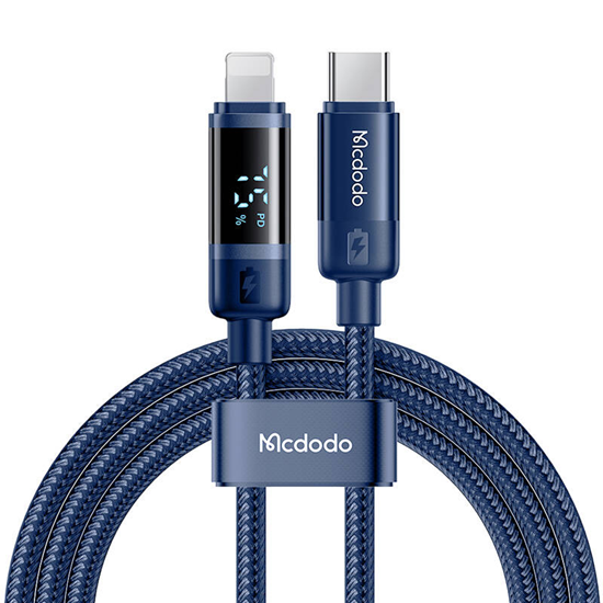 Picture of Kabel USB Mcdodo USB-C - Lightning 1m Niebieski (CA-5211)