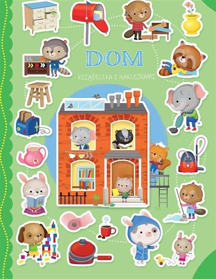 Picture of MD Creative Ksieczka z naklejkami. Dom