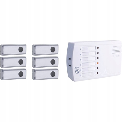 Attēls no m-e modern-electronics FRS-106.1 Funkklingel Funk-Ruf-System (FRS-106.1)