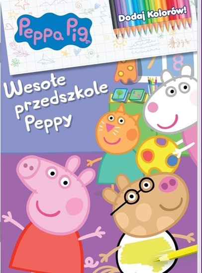 Изображение Media Service Zawada Peppa Pig. Dodaj kolorów 9. Wesoe przedszkole