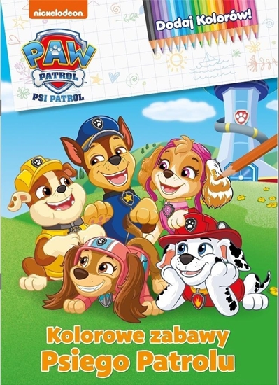 Picture of Media Service Zawada Psi Patrol. Dodaj kolorów 10. Kolorowe zabawy..