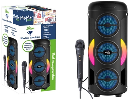 Picture of MEME GONIK BEZPRZEWODOWY Z MIKROFONEM I WIATEM LED (IBIZA)