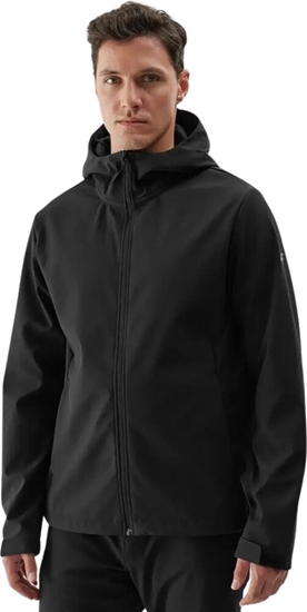Picture of Men's Softshell Jacket 4F M283 deep black 4FWAW24TSOFM283 20S XL 145937 XL