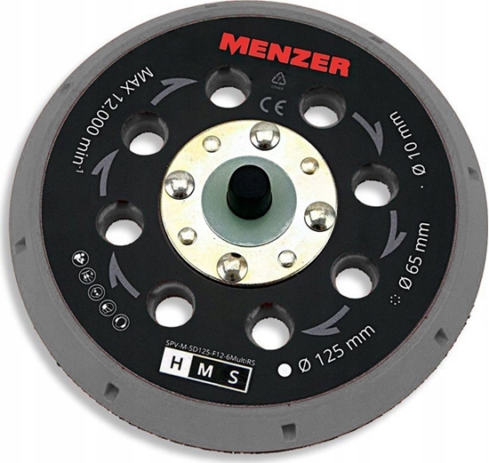 Picture of Menzer Wielootworowa tarcza szlifierska 125 mm do ETS - TWARDA