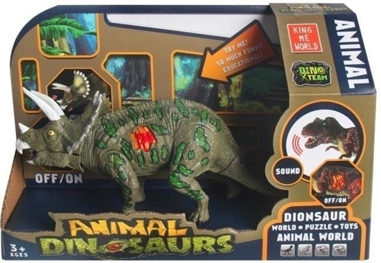 Изображение Merk-Pol Dinozaur ze wiatem i dwikiem MIX