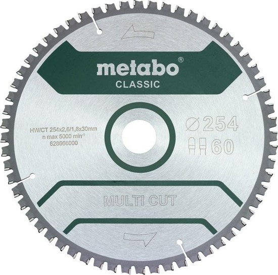 Picture of Metabo MultiCutClassic 254x30 60 FZ/TZ 5neg