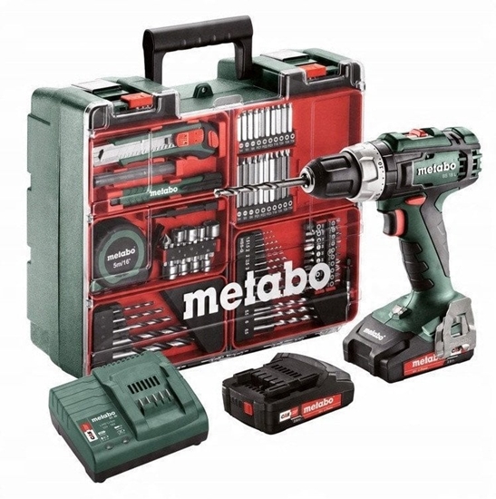 Изображение METABO.SCREWDRIVER BS 18 L 60/26Nm 2x2.0Ah + 74 ACC CASE