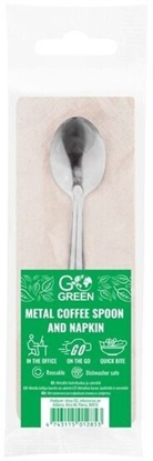 Attēls no Metala tejas karotites un salvetes komplekts 4743115012853