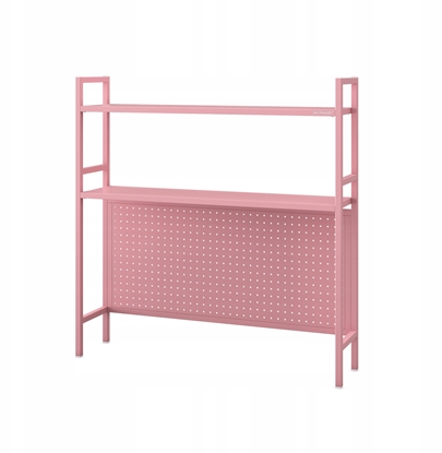 Attēls no Metalowa nadstawka na biurko JENNY, 950 x 980 x 220 mm, róowa