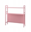 Изображение Metalowa nadstawka na biurko JENNY, 950 x 980 x 220 mm, róowa
