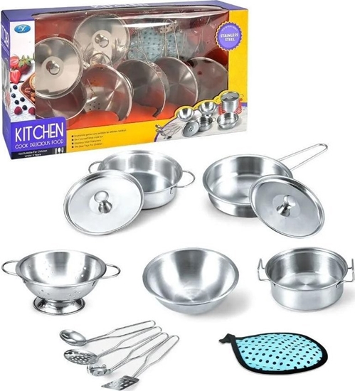 Picture of Metalowy zestaw garnków dla dzieci