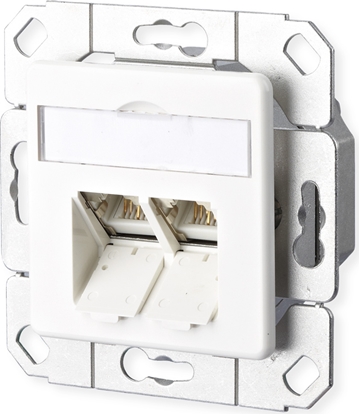 Picture of Metz Connect E-DAT C6A 2 Port UPk reinweiß