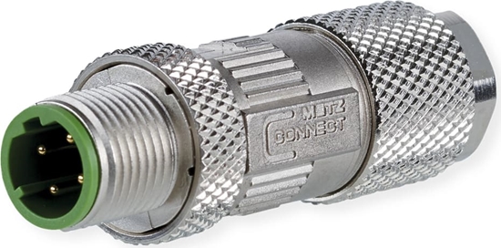 Picture of Metz Connect M12 Stecker, D-kodiert, IP67 Cat. 5, feldkonfektionierbar, gerade