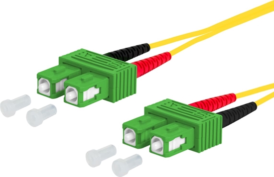 Picture of Metz Connect OpDAT patch cord, SC-D APC/SC-D APC OS2, 3 m