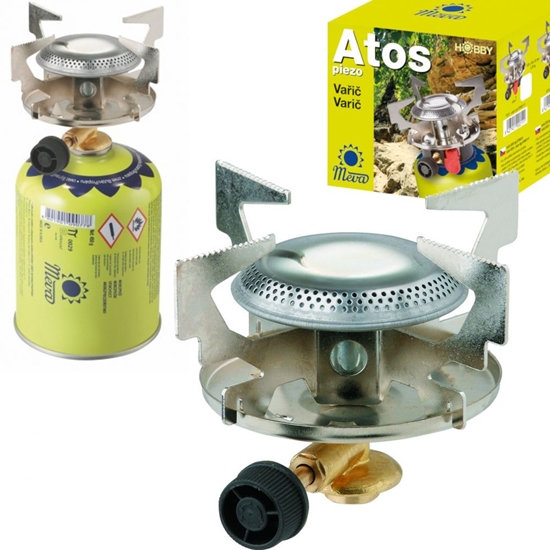 Изображение Meva Gas tourist stove for gas cartridges with 7/16" thread ATOS 1.8kW
