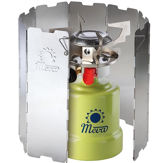 Picture of Meva Wind shield for a camping stove burner - silver