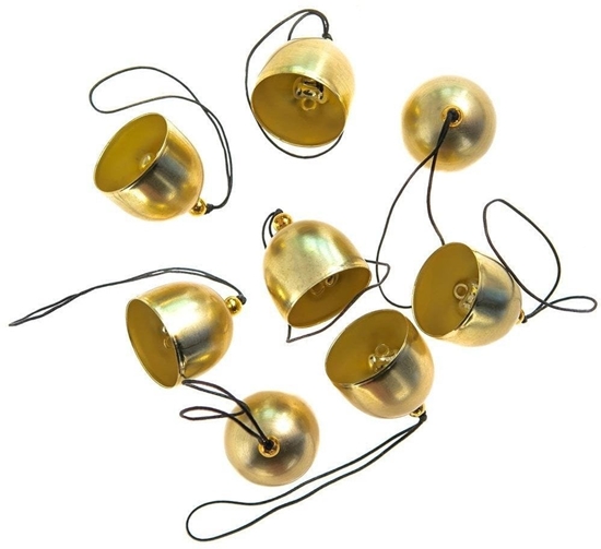 Picture of MFP paper Dzwonki metalowe vintage 2,6cm zote 8szt