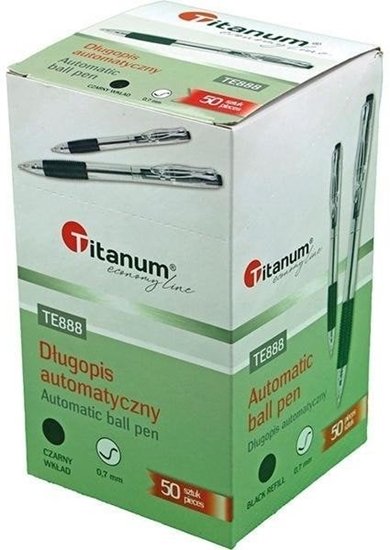 Picture of MG Dugopis automat. z gripem 0,7mm czarny (50szt)