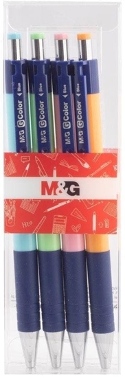 Picture of MG Dugopis pstrykany 0.7mm nieb 4szt M&G