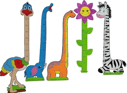 Picture of Miarka wzrostu do 150cm z tam samoprzylepn MIX