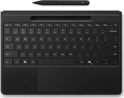 Attēls no microsoft Surface Pro Flex Keyboard mit Slim Pen [D-E] Schwarz mit Bluetooth  mit Copilot Button/ nur solange der Vorrat reicht