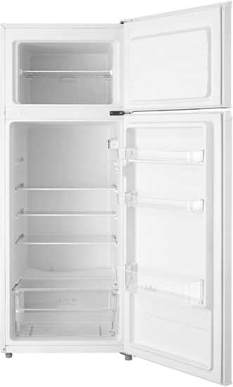 Picture of Midea Refrigerator | MDRT294FGE01 | Energy efficiency class E | Free standing | Double Door | Height 143 cm | Fridge net capacity 163 L | Freezer net capacity 41 L | 40 dB | White