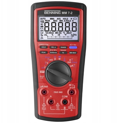 Picture of Miernik uniwersalny BENNING MM 7-2 cyfrowy z akcesoriami
