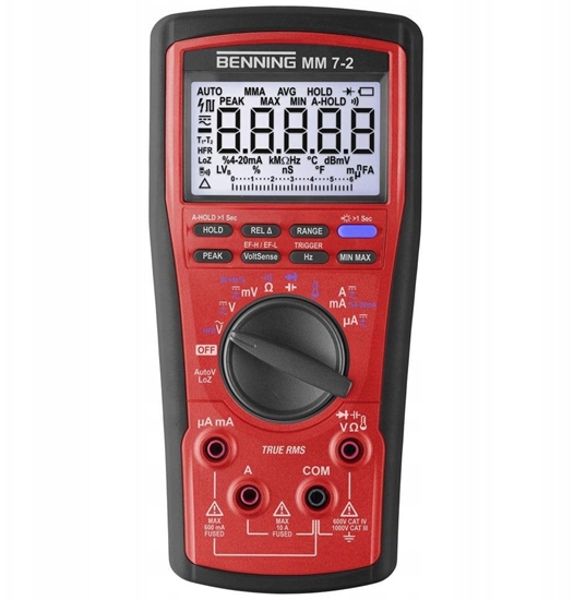 Picture of Miernik uniwersalny BENNING MM 7-2 cyfrowy z akcesoriami