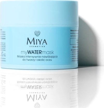Attēls no Miya Miya, myWATERmask Maska intensywnie nawilajca do twarzy i okolic oczu, 50 ml