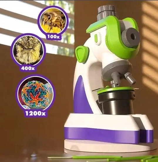 Picture of Mikroskop 2w1 fioletowy + projektor