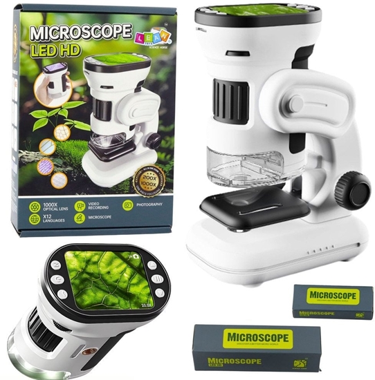 Изображение Mikroskop Dla Dzieci Edukacyjny Cyfrowy Z Ekranem