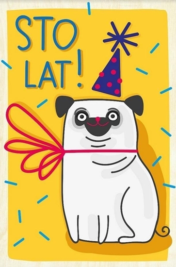 Изображение Milin Karnet - Urodzinowy Mops