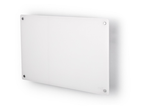 Picture of Mill White  Type Glass Panel Heater  600 W White (Nedaudz boj. iepak.)