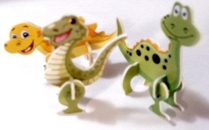 Attēls no Mini dinozaury do skadania mix 5szt