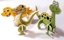 Picture of Mini dinozaury do skadania mix 5szt