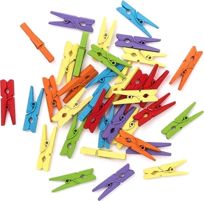 Attēls no Mini klamerki drewniane Juicy 3cm 30szt