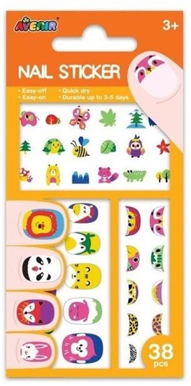 Picture of Mini naklejki na paznokcie Zwierzta NA198173